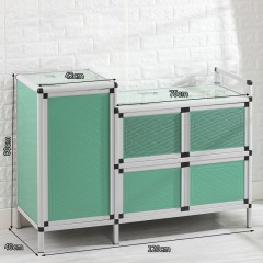 Armoire de cuisine en alliage d'aluminium