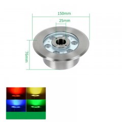 Lampe sous-marine LED imperméable pour jets d'eaux