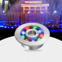 Lampe sous-marine LED imperméable pour jets d'eaux