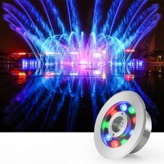 Lampe sous-marine LED imperméable pour jets d'eaux