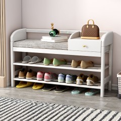 Armoire à chaussures en bois massif
