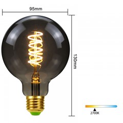 Ampoule à incandescence  en verre