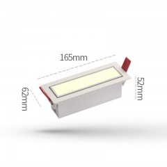 Lampe de grille LED encastrée pour maison