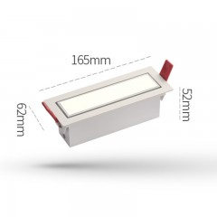 Lampe de grille LED encastrée pour maison