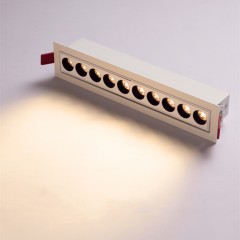 Lampe de grille LED encastrée pour maison