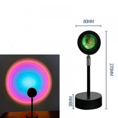 lampe de projection LED coucher de soleil  arc en ciel