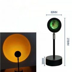lampe de projection LED coucher de soleil  arc en ciel