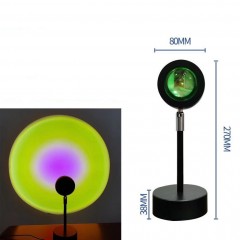 lampe de projection LED coucher de soleil  arc en ciel