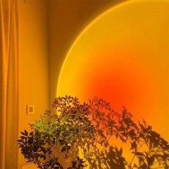 lampe de projection LED coucher de soleil  arc en ciel