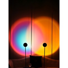 lampe de projection LED coucher de soleil  arc en ciel