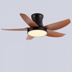 Ventilateur de plafond lampe avec ampoule à lumière LED intégrée