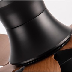Ventilateur de plafond lampe avec ampoule à lumière LED intégrée