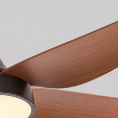 Ventilateur de plafond lampe avec ampoule à lumière LED intégrée