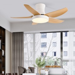 Ventilateur de plafond lampe avec ampoule à lumière LED intégrée