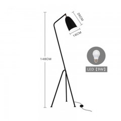 Lampadaire LED postmoderne minimaliste