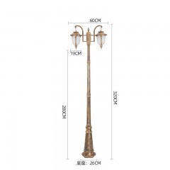 Lumière d'éclairage public pour pelouse ,parc ou en bordure de route