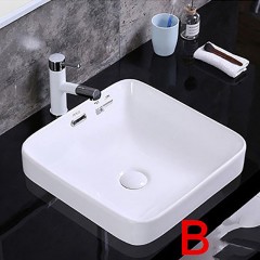 Lavabo céramique semi-encastré
