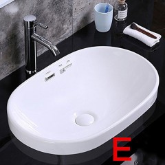 Lavabo céramique semi-encastré