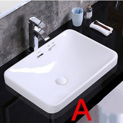 Lavabo céramique semi-encastré