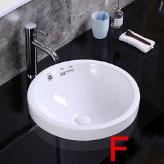 Lavabo céramique semi-encastré
