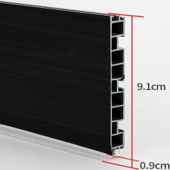 Plaque de blocage de l'eau d'armoire en aluminium-plastique