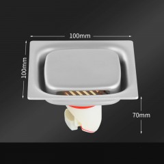 Drainage invisible en acier inoxydable pour siphon de sol