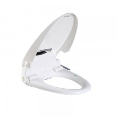 Siège de toilette avec  Bouton poussoir intelligent