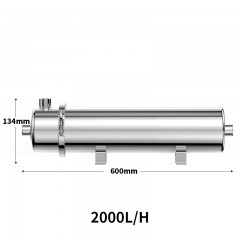 Purificateur d'eau Ultrafiltration en Acier inoxydable