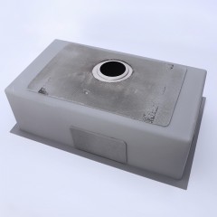Évier  lavabo de cuisine en acier inoxydable