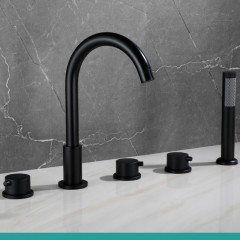 Robinet de bain mélangeur chaud et froid en cuivre