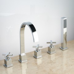 Robinet de bain tout en cuivre Européen