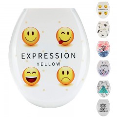 Couvercle de siège de toilette en PP de style européen