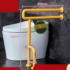 Accoudoir de sécurité barre d'appui de toilette en acier inoxydable