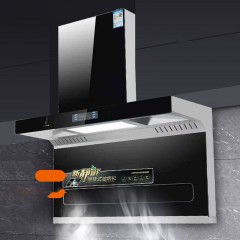 Hotte aspirante de cuisinière autonettoyante en forme