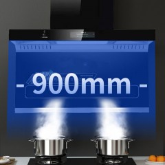 Hotte aspirante de cuisinière autonettoyante en forme