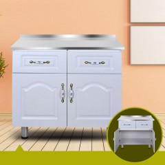 Armoire en acier inoxydable simple monobloc