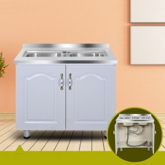 Armoire en acier inoxydable simple monobloc