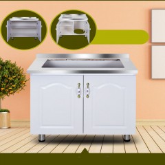 Armoire en acier inoxydable simple monobloc