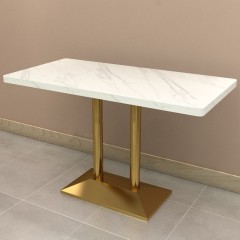 Table et chaise de salle à manger panneau combiné style nordique