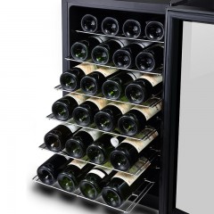 Refroidisseur à vin électronique à température constante 28 bouteilles