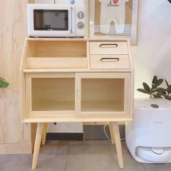 Armoire de rangement en bois massif