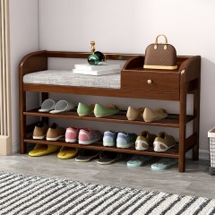 Armoire à chaussures en bois massif