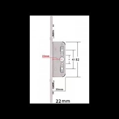 Serrure de porte en acier inoxydable