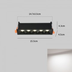 Grille lumineuse LED Minimaliste Sans cadre