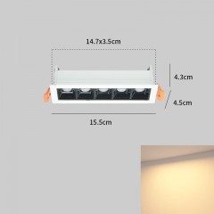 Grille lumineuse LED Minimaliste Sans cadre