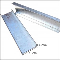 Quille en acier léger type C antirouille