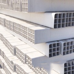 Tube de grille fileté à neuf grilles carrées