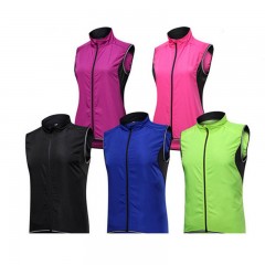 Survêtement Gilet coupe-vent et imperméable pour cycliste  sans manches vêtements de cyclisme
