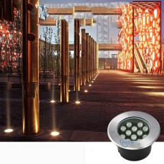 Spots extérieurs enterrés à led