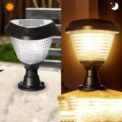 Lampe à lumière  solaire pour clôture extérieure